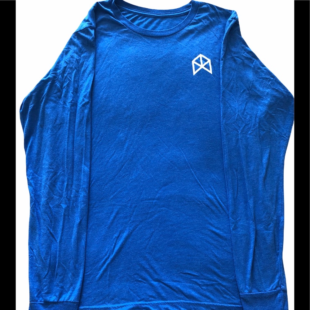 BMFIT, Blue long sleeve, Large